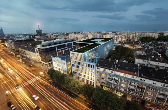 Downtown office buildings - Best locations in Budapest
